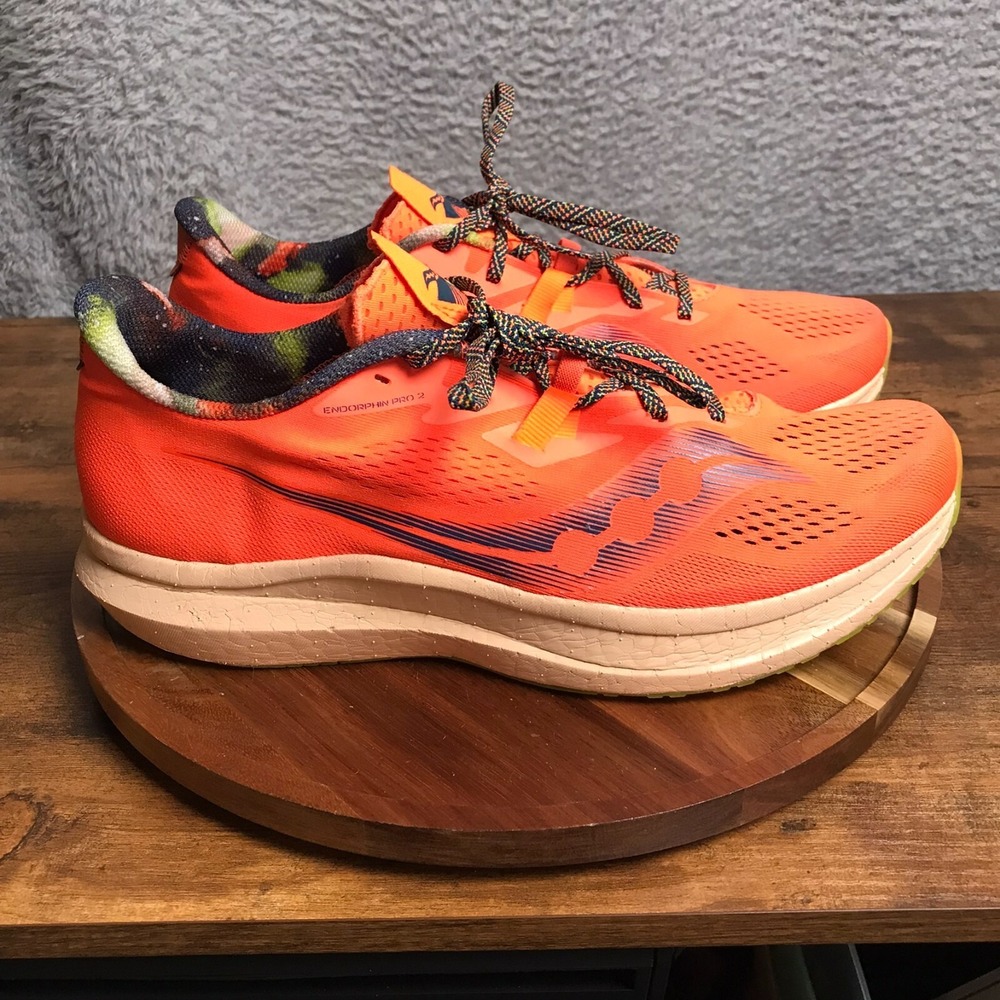 Saucony Men's Bright Orange Athletic Running Shoes